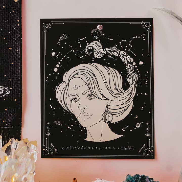 Goddess Zodiac Art Prints for wholesale by The Oracle's Haven