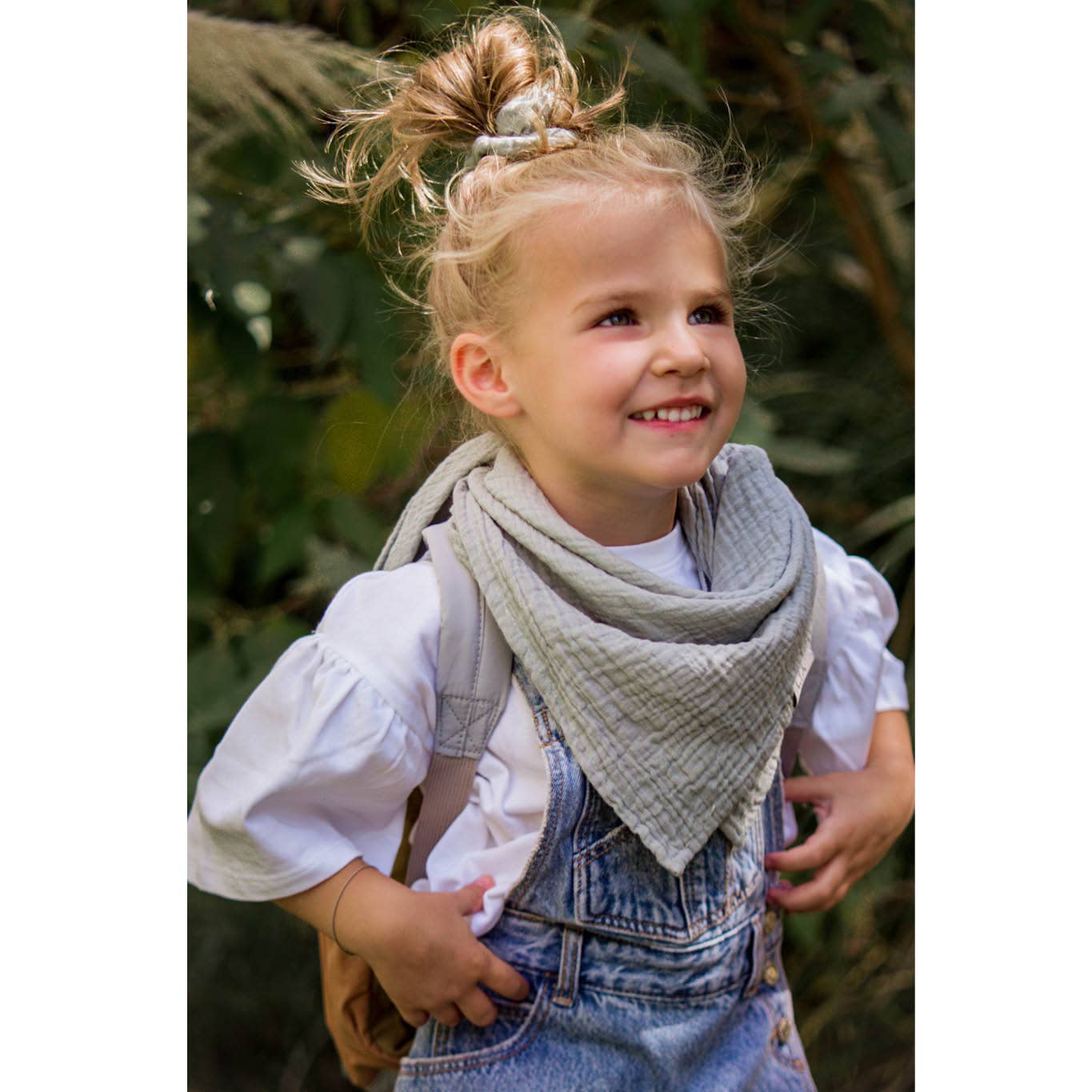 hutch&putch – wholesale Scarf – Child – Muslin scarf for toddlers • aquamarine2