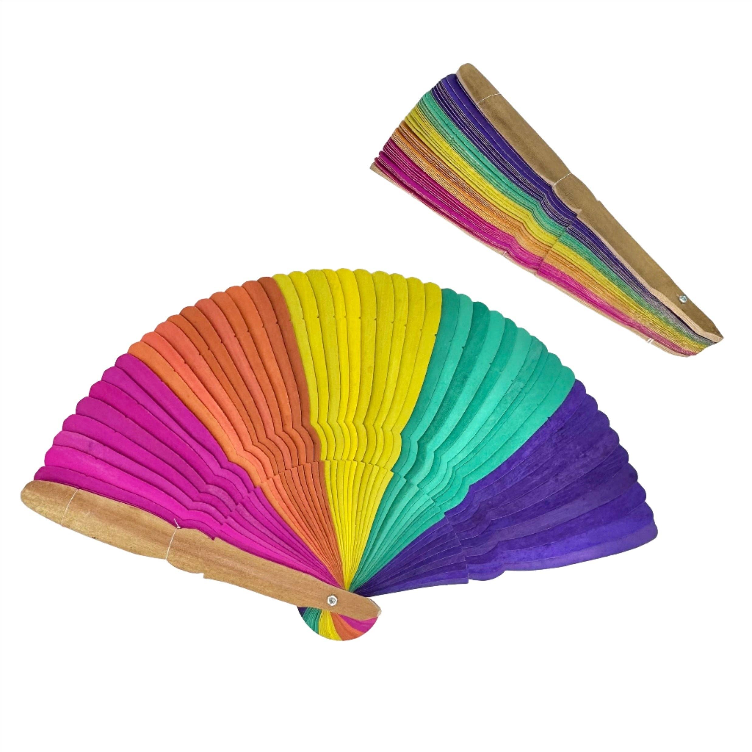 Fair Anita - Wholesale Handheld Folding Fan - Pride Palm Fan0