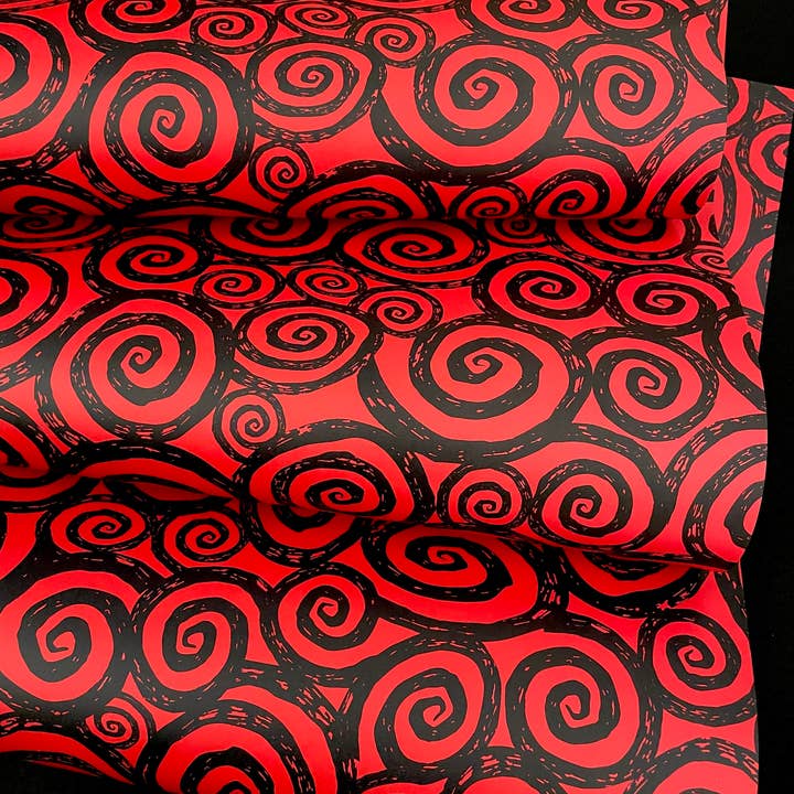 Skelly Paper Co. - Wholesale Flat Wrap - Nightmare Swirled Wrapping Paper