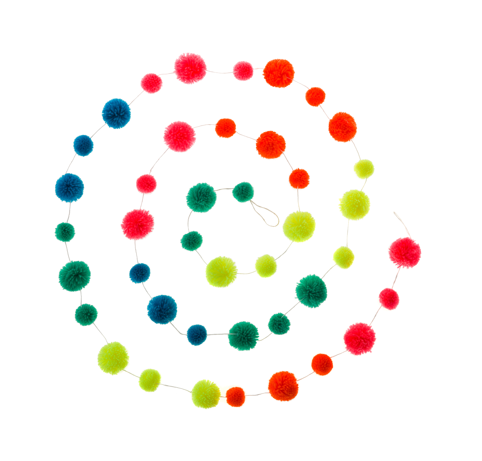 PomPom Galore – wholesale Bunting/garland – Bright Neon Pom Pom Garland1