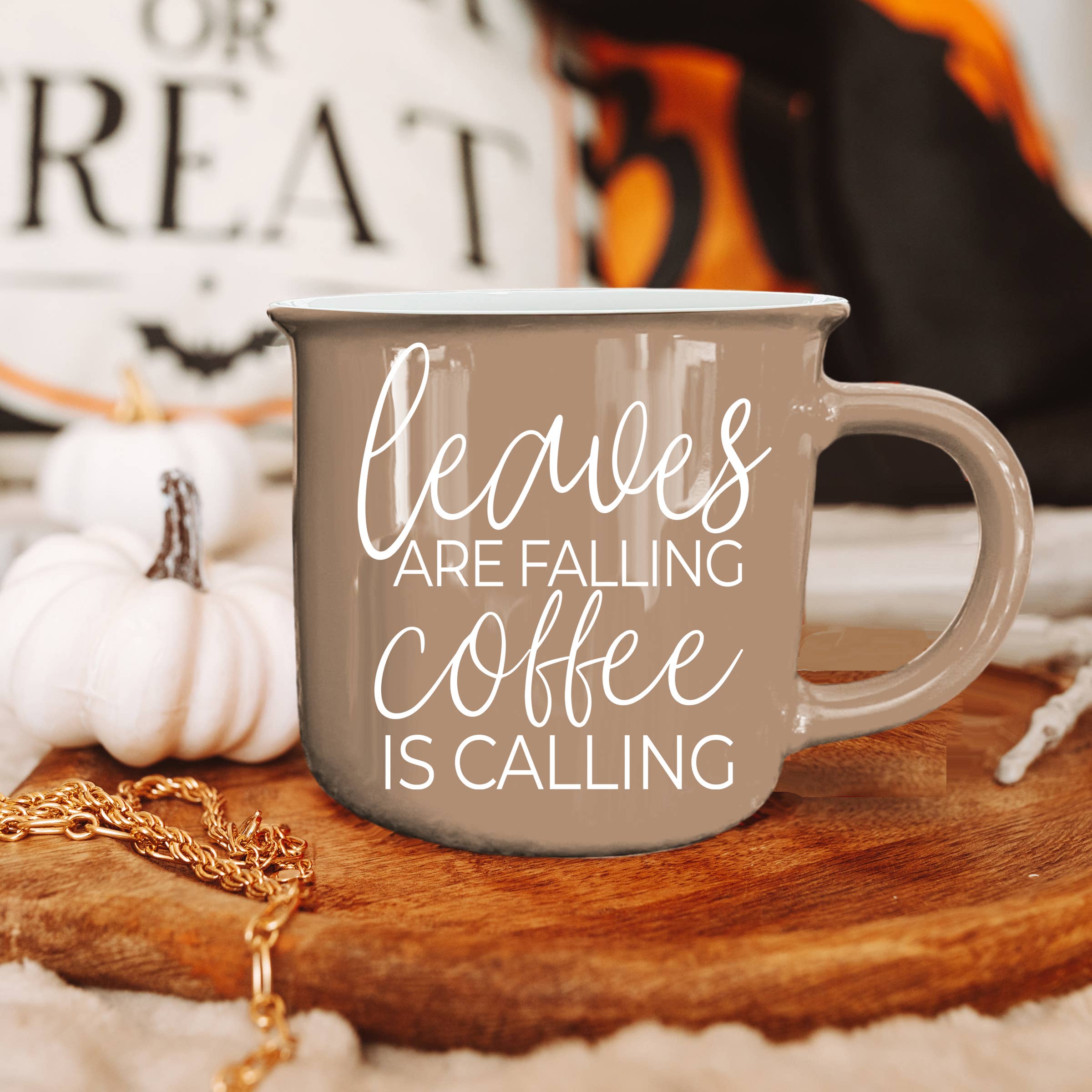 Gia Roma - Vente Tasse à café - Tasses à café Sweater Weather, vaisselle d'automne neutre, jolie tasse24