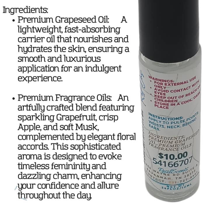 ResilScents WholeSale - Wholesale Roll-On Fragrance - Bijou Roll-On Oil – Bombshell Type | Chic & Glamorous3