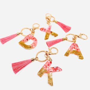 LETTER KEYCHAINS MINI - ASSORTED COLORS - IN STOCK NOW – ALEXANDRA