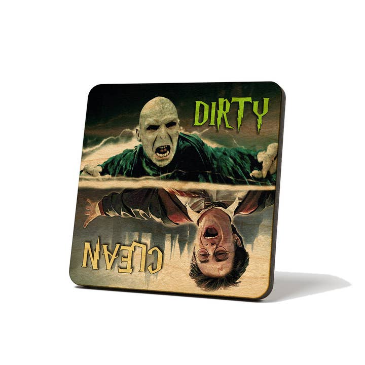 American Brand Studio - Vendita all'ingrosso Calamite - Calamita per lavastoviglie sporca di Harry Potter e Voldemort
