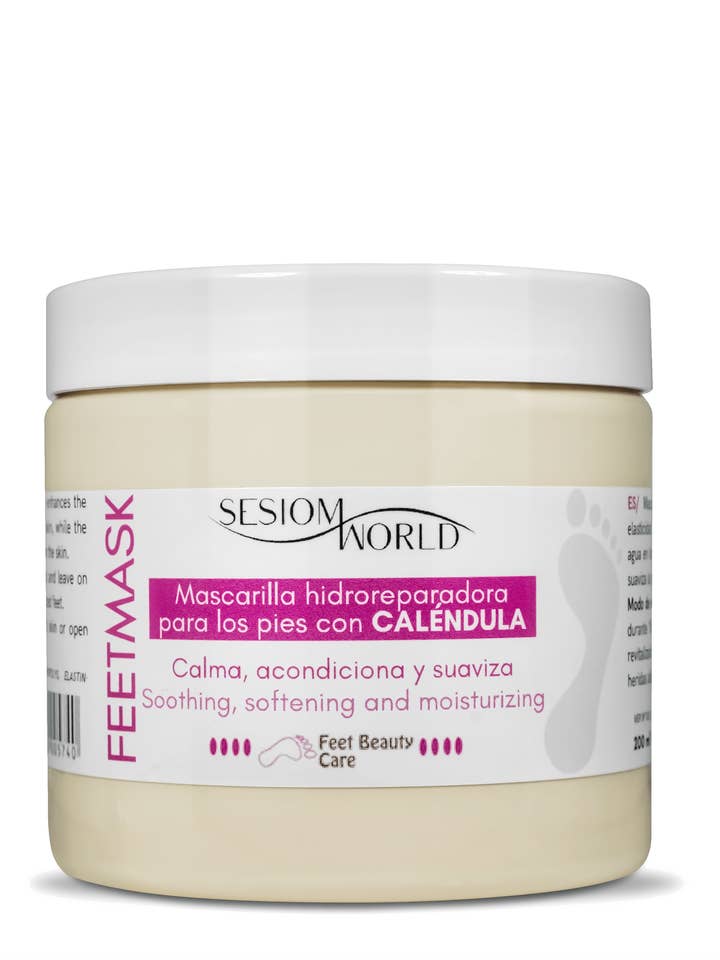 Hydro-repairing foot mask FEETMASK with Calendula 200ML for wholesale by sesioMWorld - MยทOยทI Professional