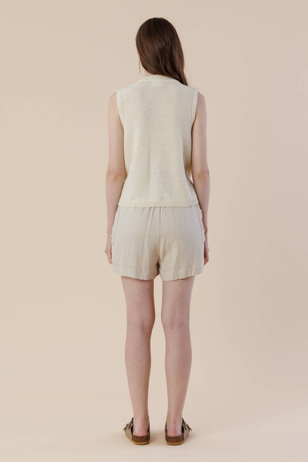 A & SHE – Großhandel T-Shirt – Damen – Salty Strickpullover-Top – Ärmellose Sommerweste15