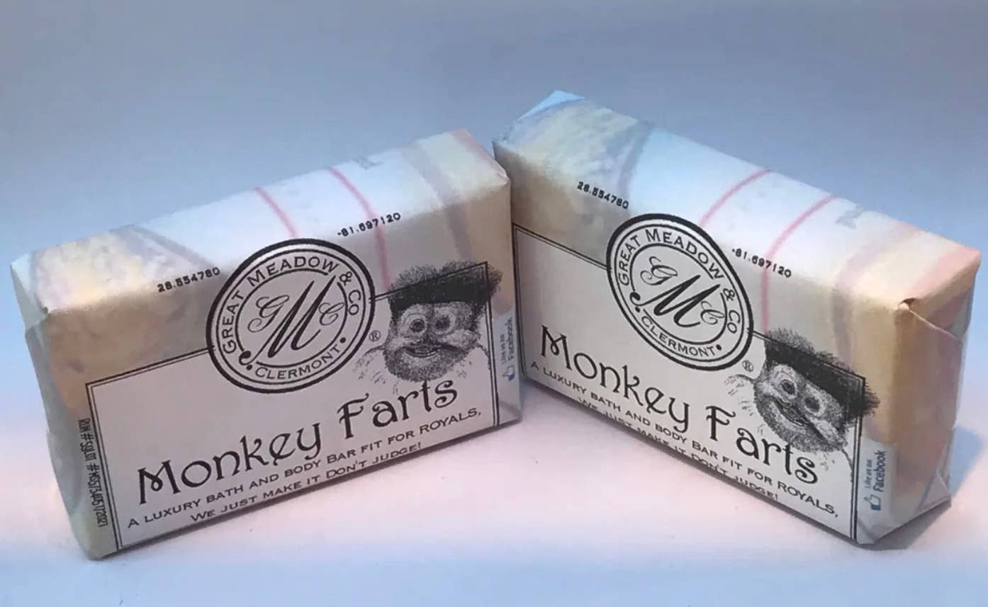Great Meadow & Co – Engroshandel Sæbestykke – Monkey Farts (Tropical) Bad & Shower Bar Sæbe1