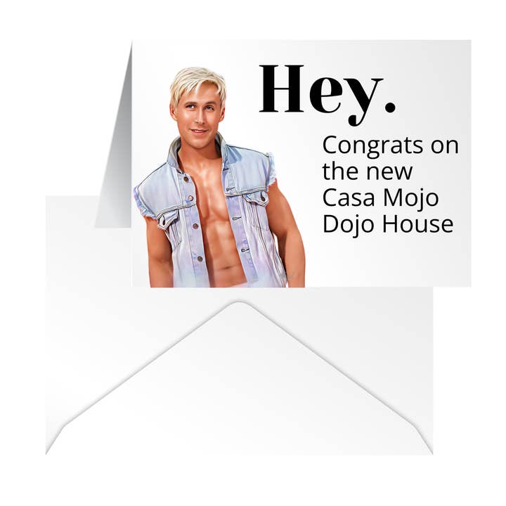 Nouvelle carte de maison - Ken Barbie Casa Mojo Dojo House pour la vente par Argent Design Co