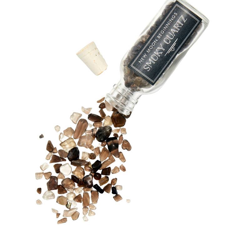 New Moon Beginnings - Wholesale Spiritual Stone/Crystal - Natural Gemstone Chips in a Bottle -70 stone types available15