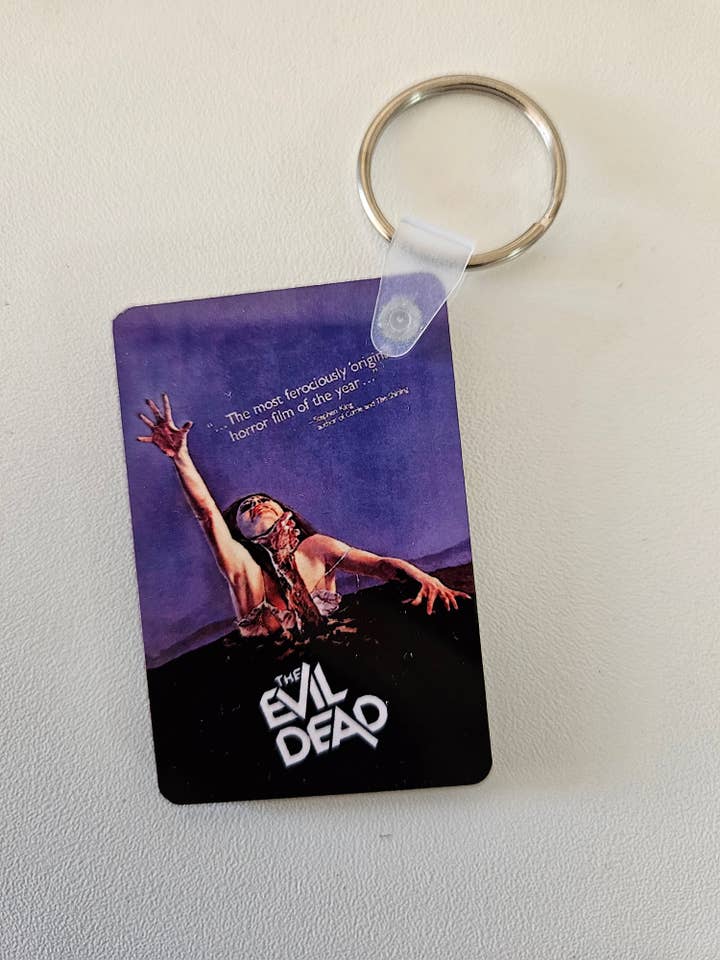 Horror Keyring High Gloss Sublimated MDF for wholesale by Crow Butterfly Horror