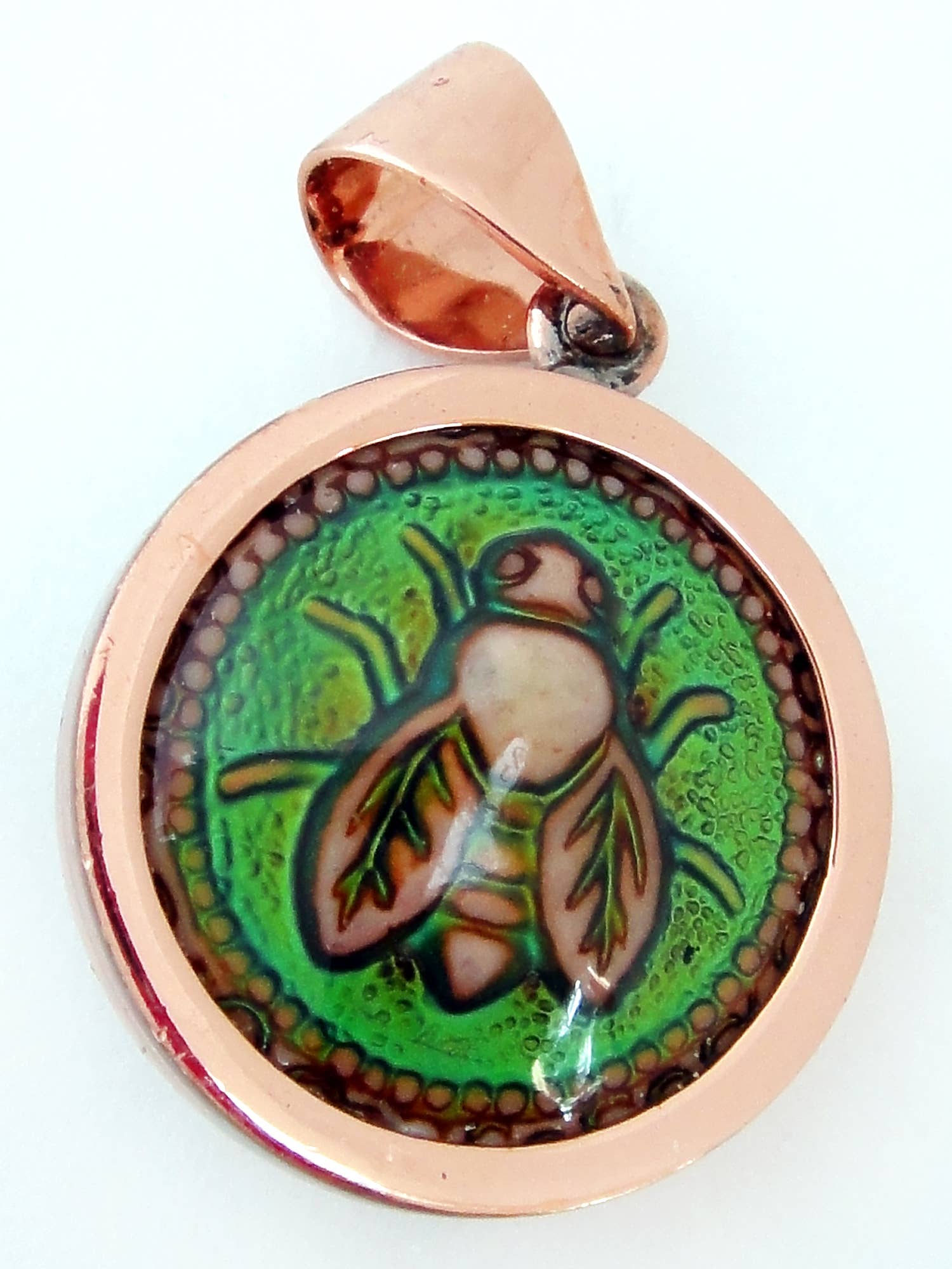 Tika - Wholesale Individual Charm/Pendant - Copper Mirage Bead Pendants4