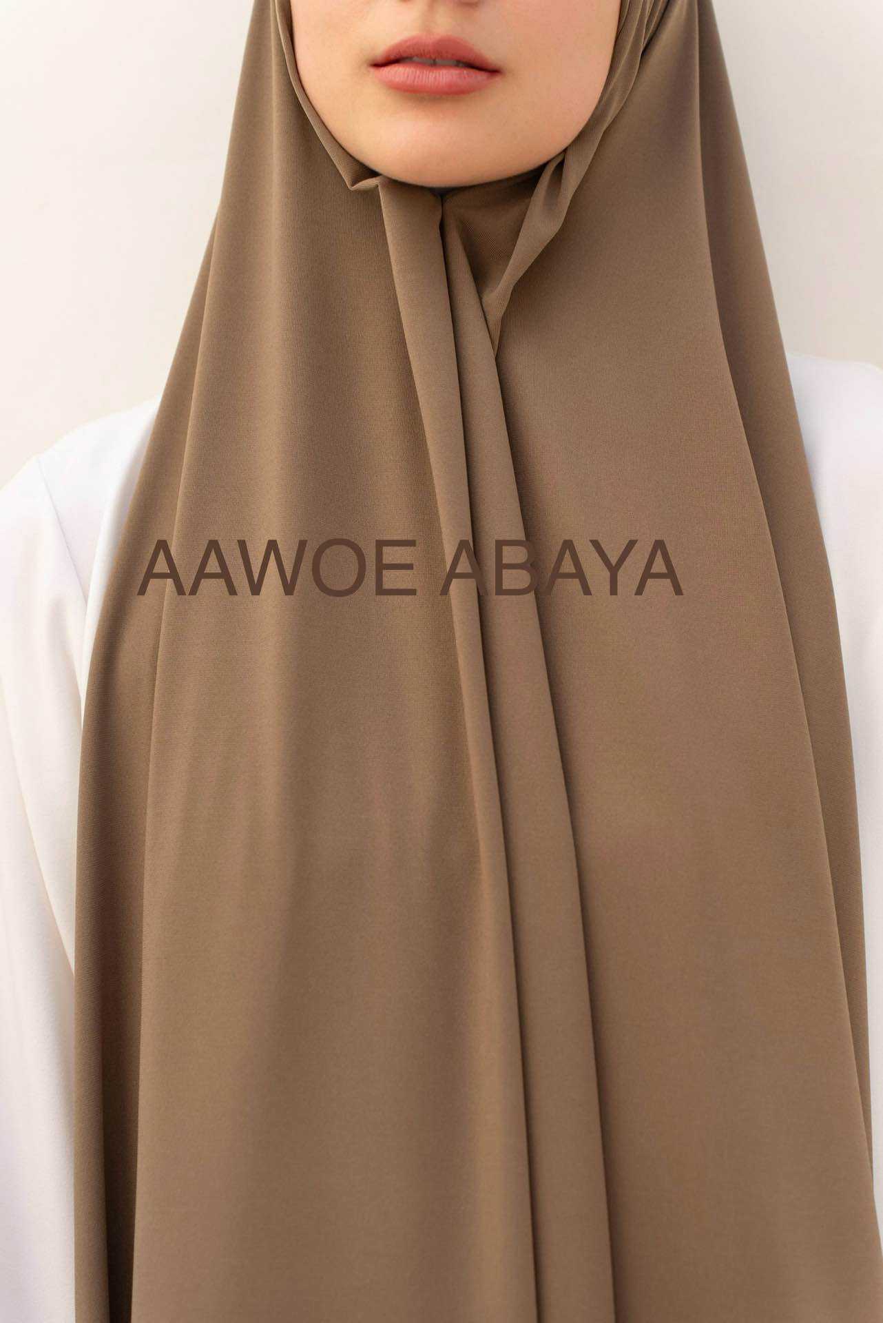 Aawoe Abaya - Wholesale Hijab - Women's - Elegant Long-Sleeve Shawl - 2484-HIJ34