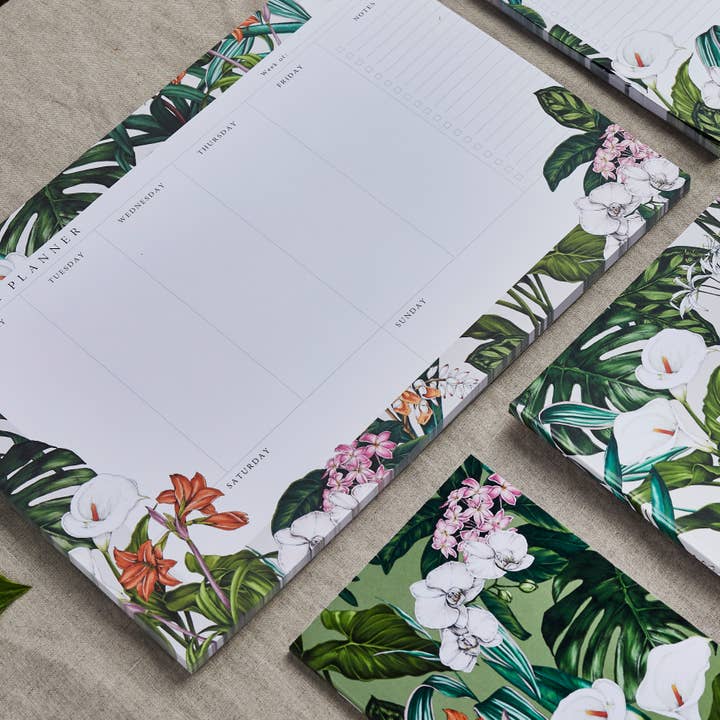 Catherine Lewis Design - Wholesale Planner - Palm House Tropics - A4 Weekly Planner2