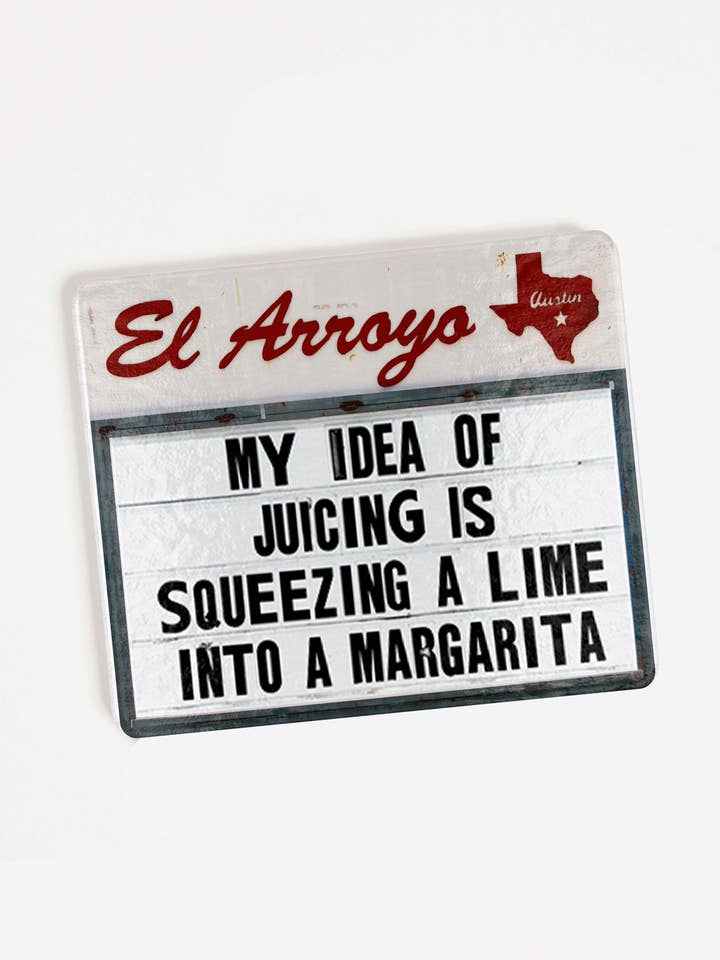 Mini planche à découper en verre trempé - Jus pour la vente par El Arroyo