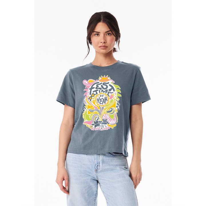 Camiseta Psicodélica del Festival de Jazz de Arte Usable para venta al por mayor de WHEREable Art, LLC