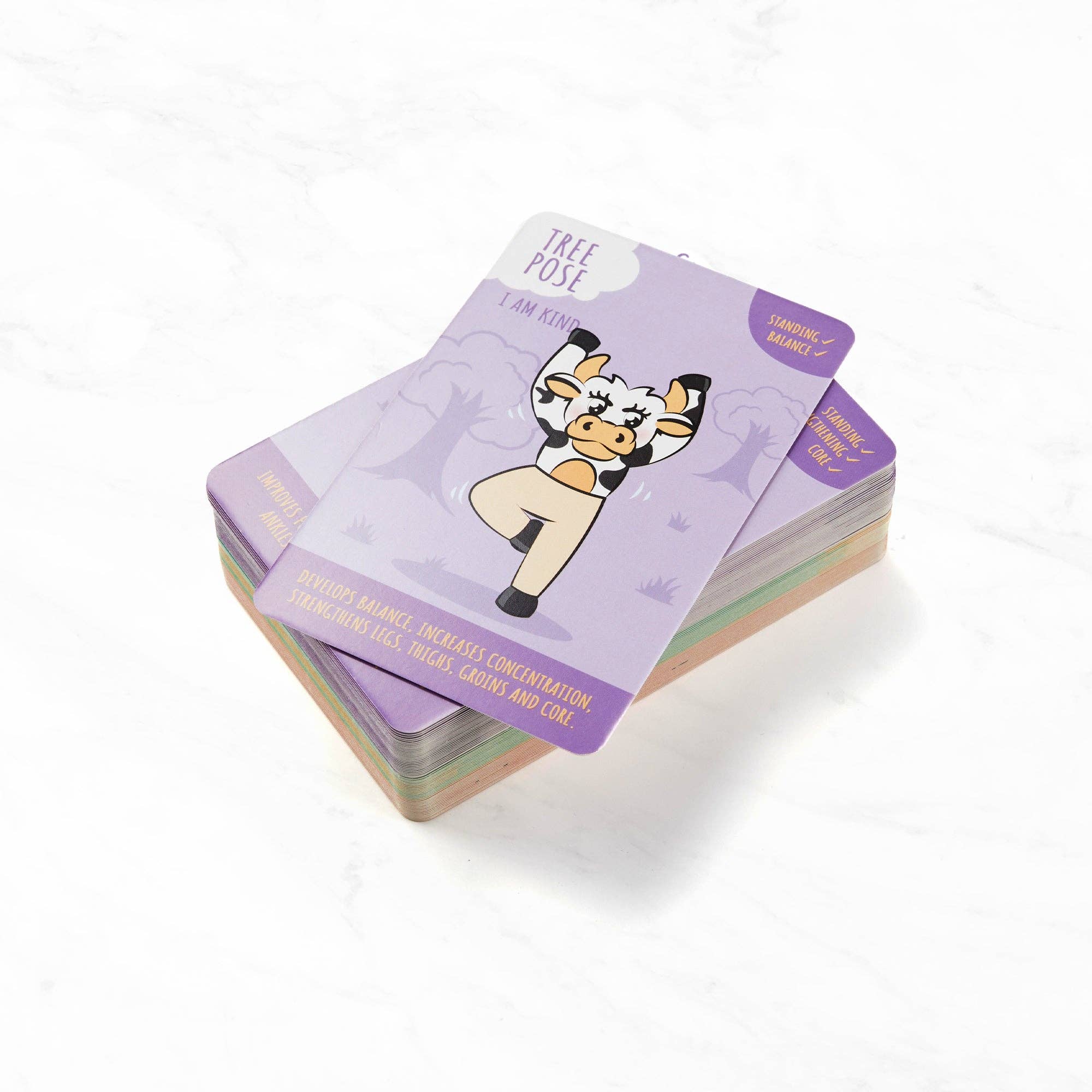 Myga - Wholesale Learning Cards - Kids & Baby - Myga Kids Yoga Cards – 52 Illustrated Yoga & Mindfulness5