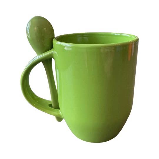 Galleyware - Wholesale Coffee Mug - Ceramic Mug with Spoon 13oz6