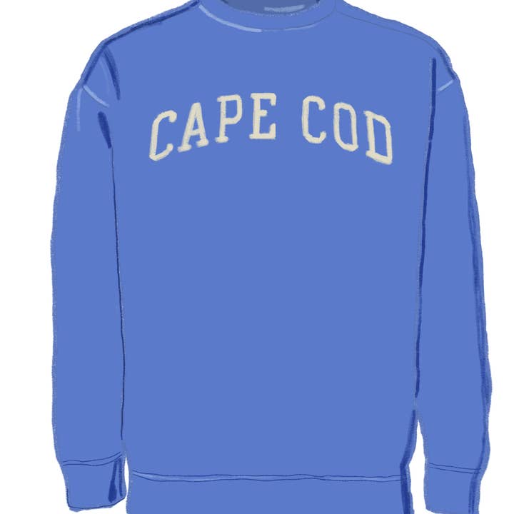 Cape Cod Sweatshirt for wholesale by Tiny Ink Boston