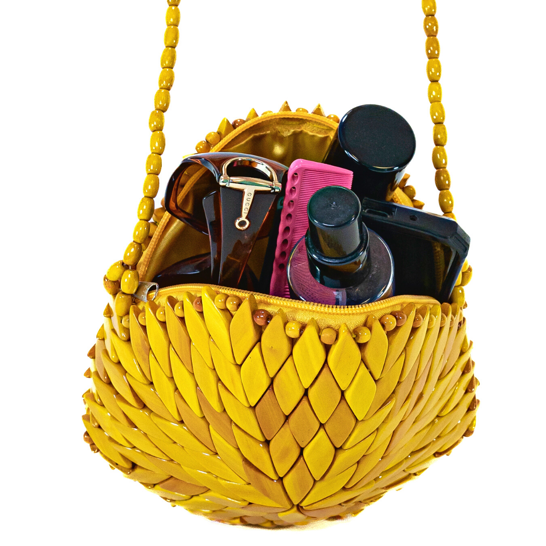 SHANPAULO LLC - Venta al por mayor Bandolera - Mujer - Bandolera grande Bali - Amarillo1