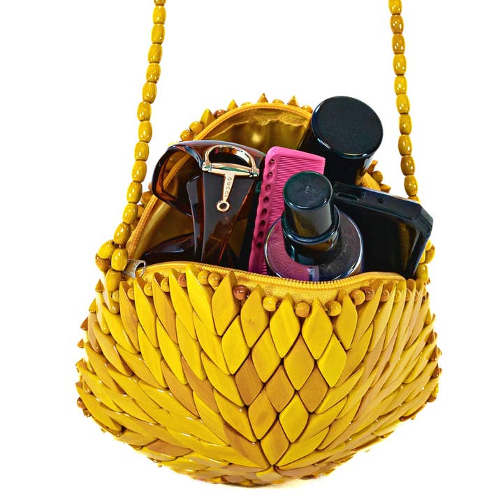 SHANPAULO LLC - Vendita all'ingrosso Borsa a tracolla - Donna - Borsa a tracolla Bali Grande - Giallo1