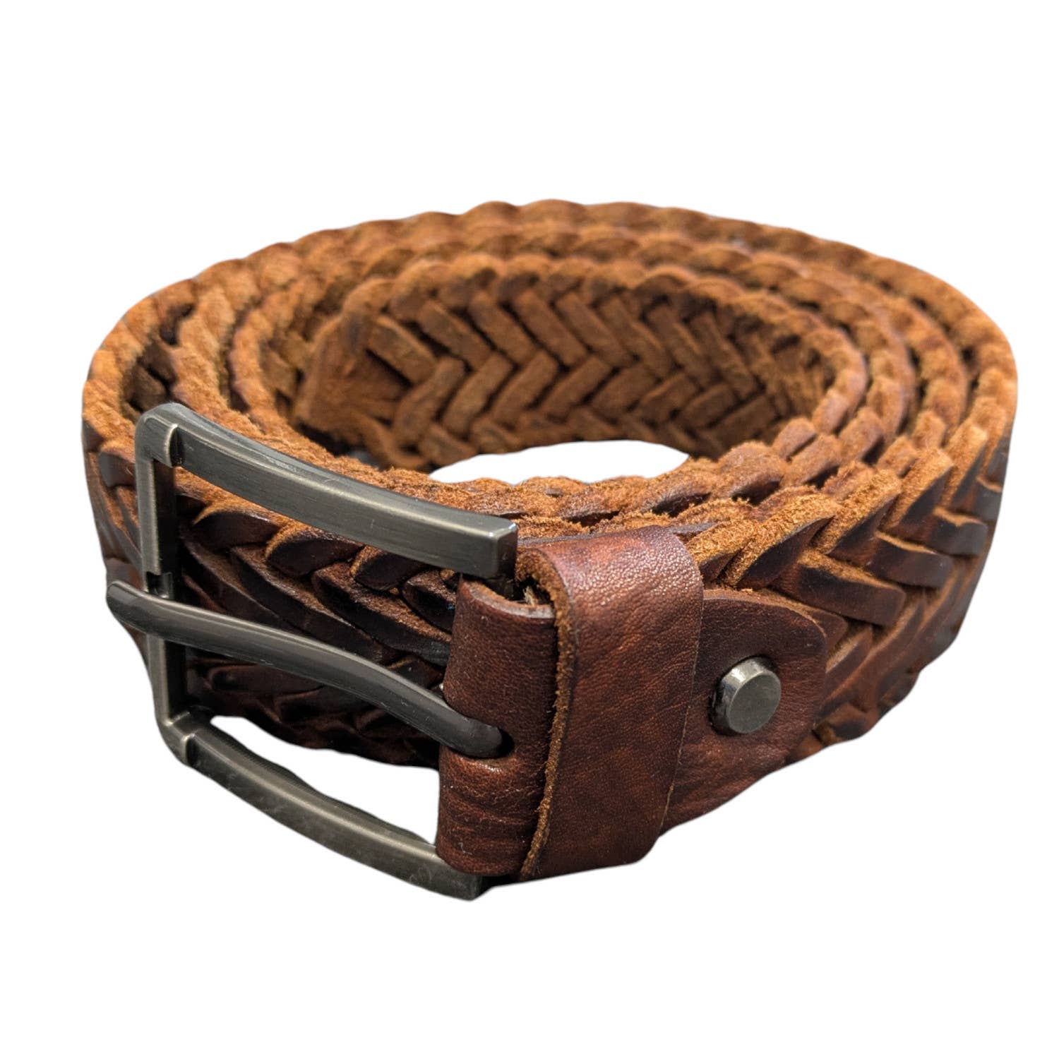 BERBER LEATHER – Engroshandel Bælte - Dame – Damebælte i flettet læder1