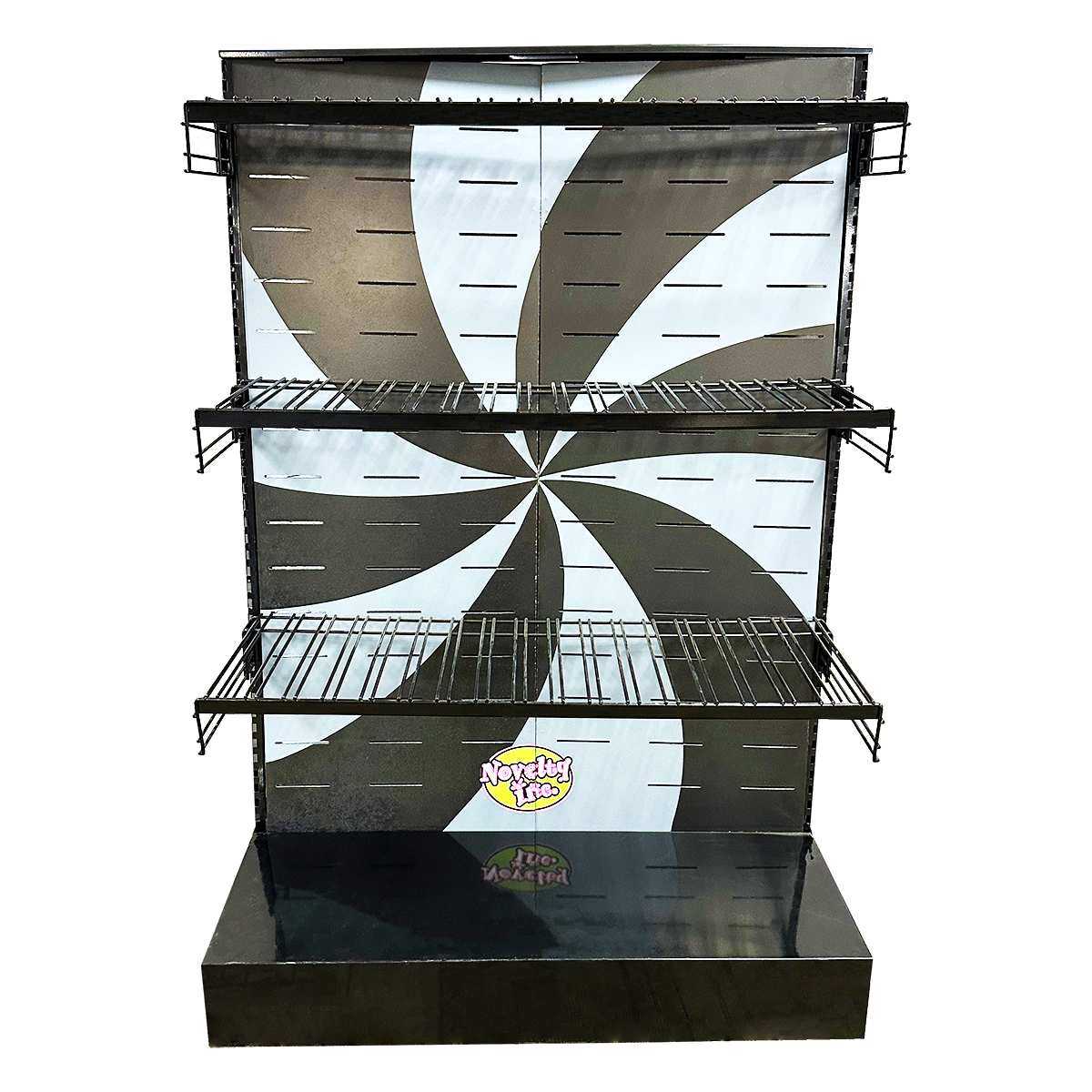 Novelty Brands - Wholesale Retailer Display Stand/Case - Merchandising Fixture - 3' Endcap Kit Floor Display 1