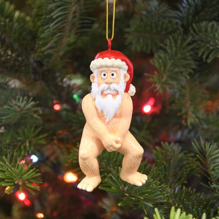 Tree Buddees - Wholesale Ornament - Funny Naked Santa Claus Christmas Ornaments