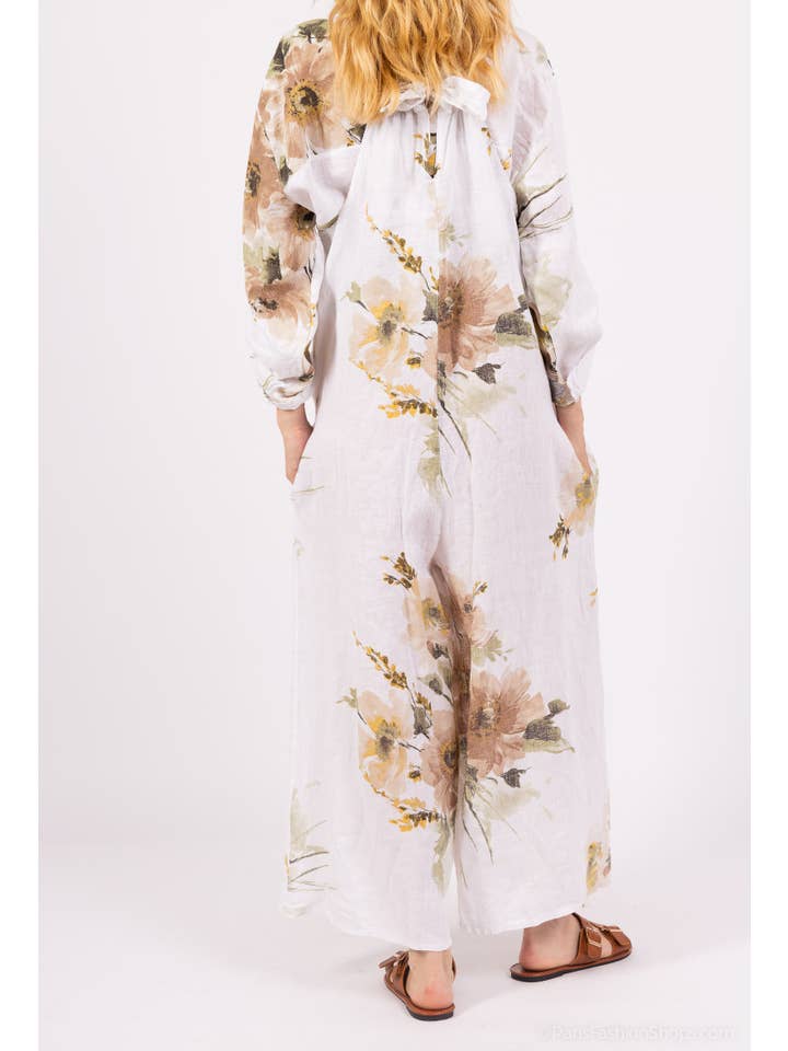 Shyloh - Wholesale Onesie - Women's - Flowy long dress with floral print and straps 2059938