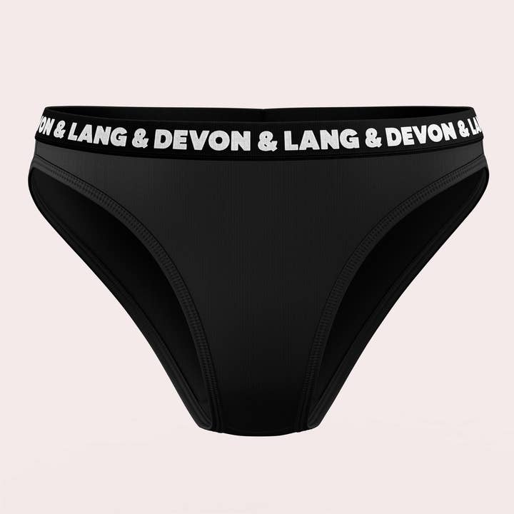 Katrina French Bikini - Hi-Contrast Obsidian for wholesale by Devon + Lang