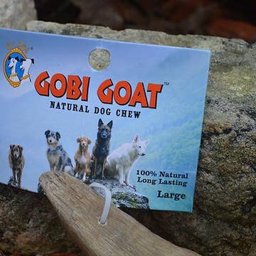 QT Dog, LLC - Wholesale Pet Chew Toy - Dog - Gobi Goat Horn8