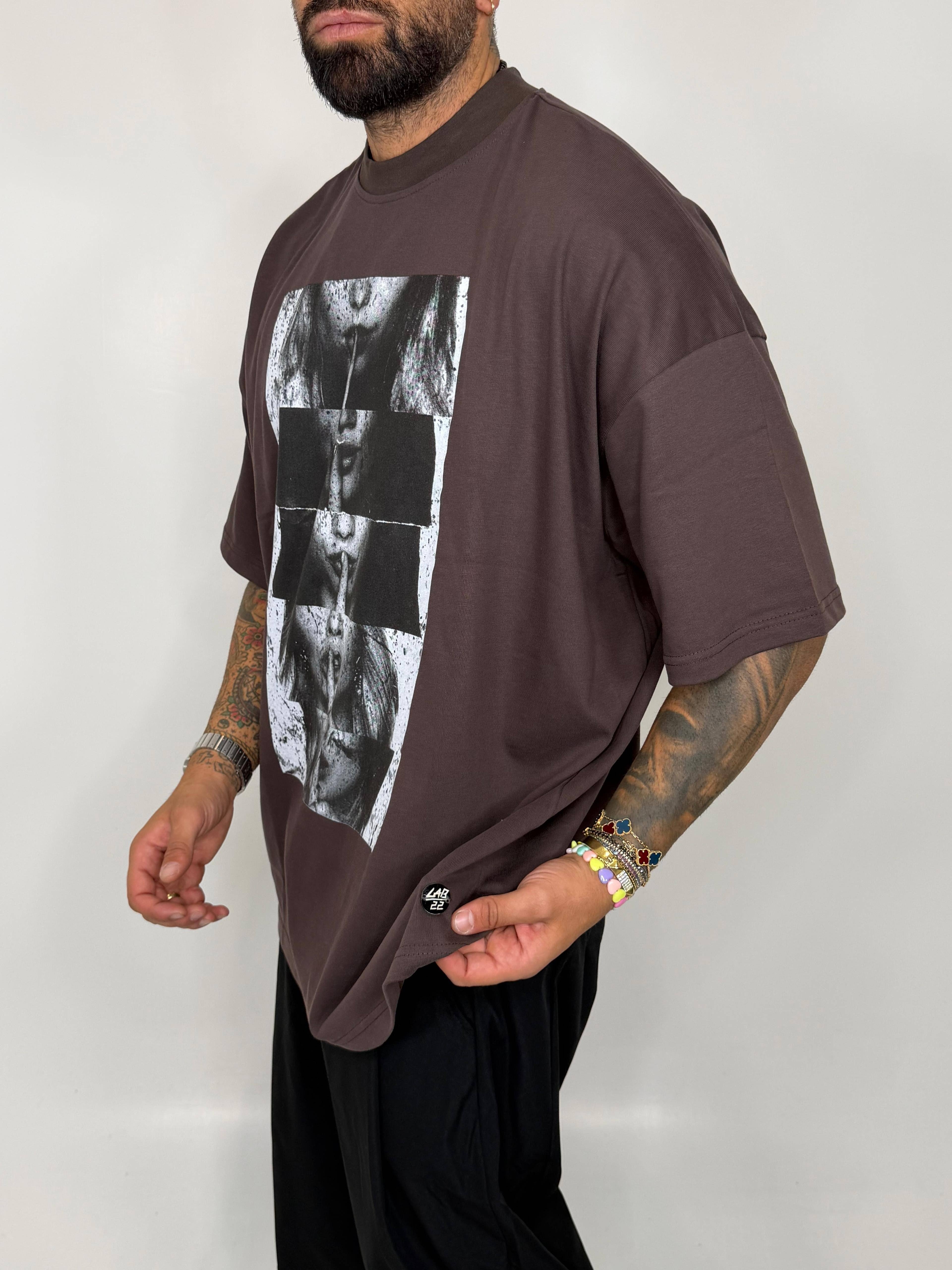 Dark brown Quiet Force T-Shirt for wholesale on Faire1