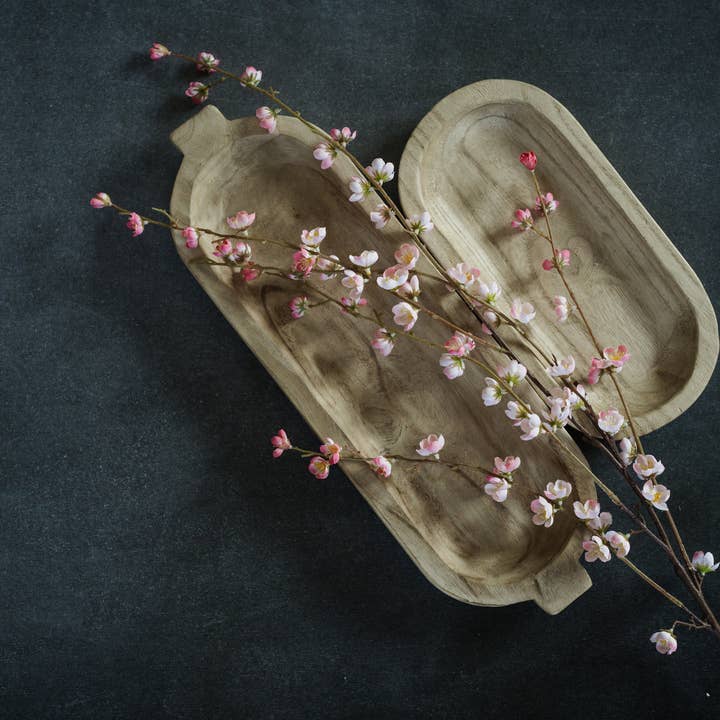 42.75" PINK & WHITE PLUM BLOSSOM SPRAY for wholesale by Ragon House