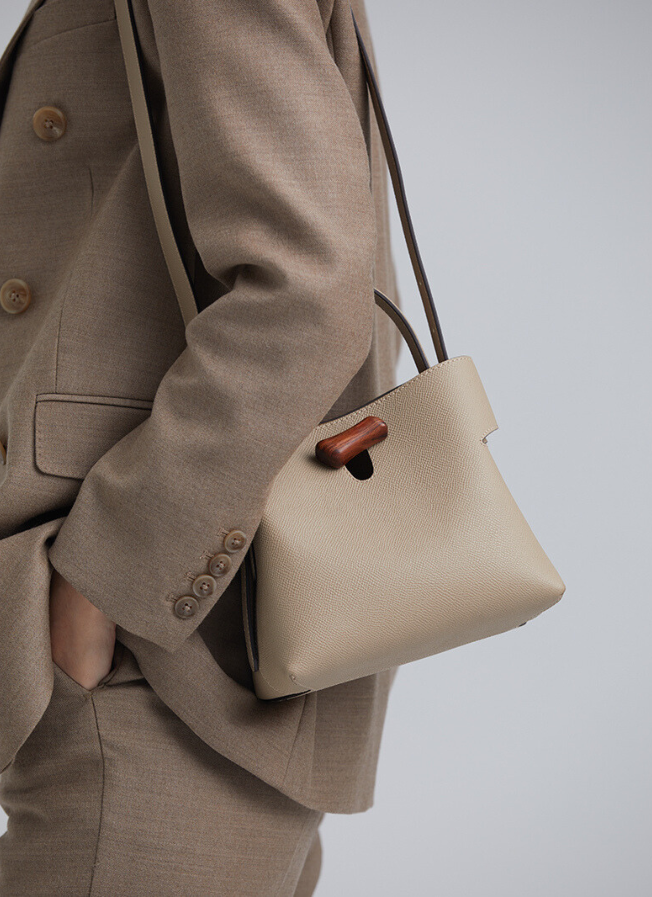 Gaia Tote Bag - Taupe for wholesale on Faire2