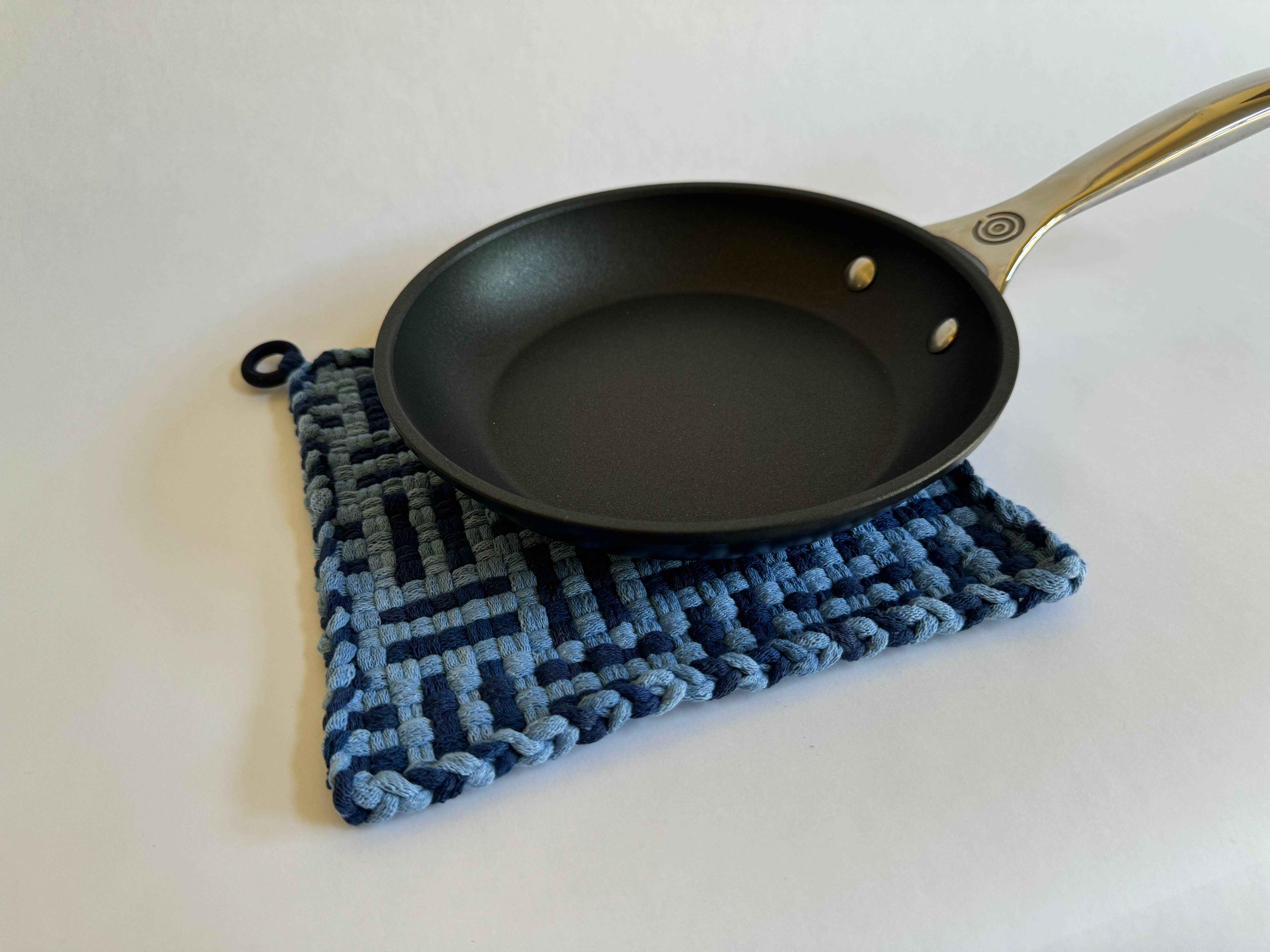 The Indigo Squirrel - Wholesale Trivet - Indigo- Dyed Trivet2