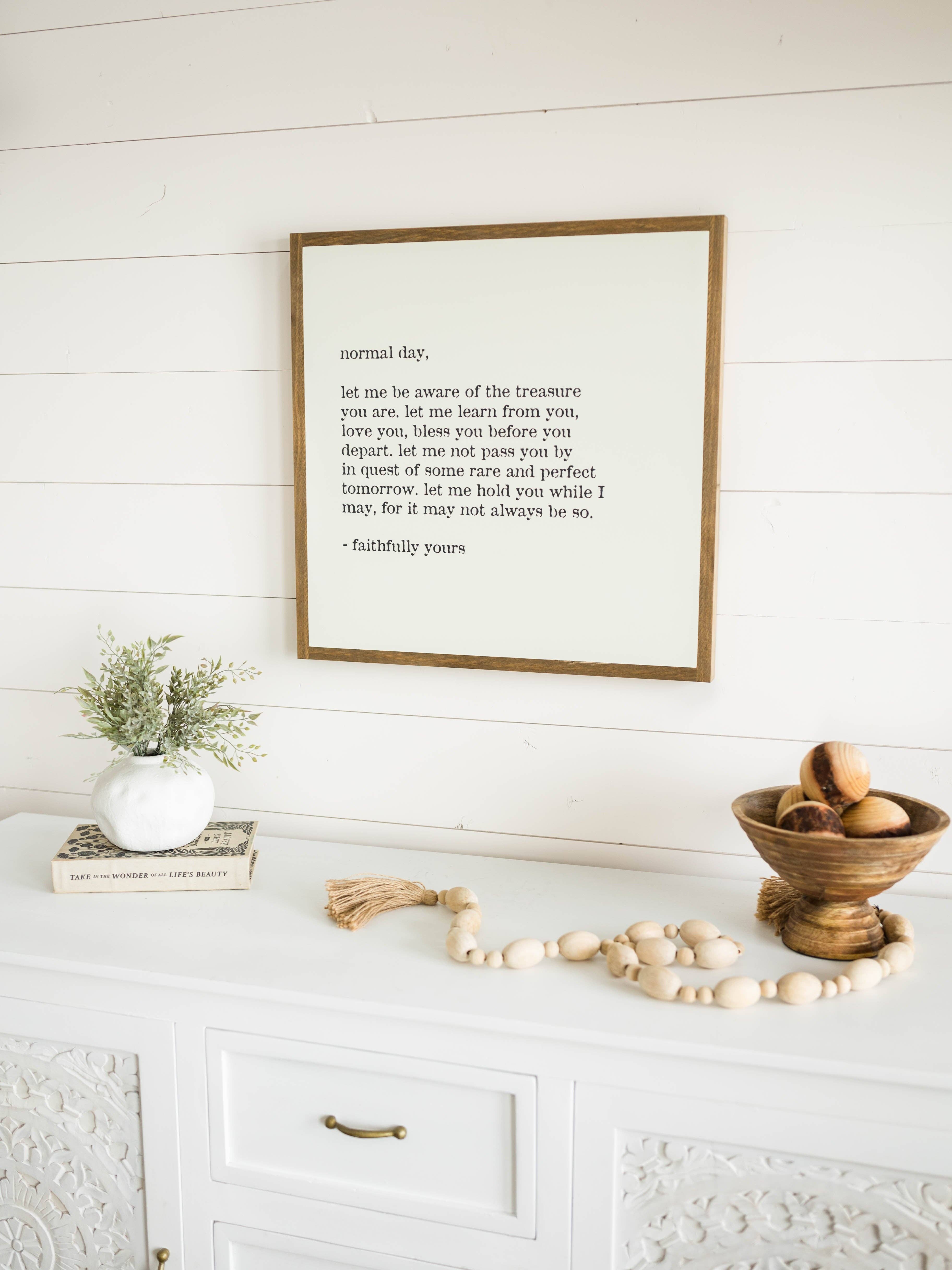 Joyfully Said - Wholesale Sign - Normal Day | Wall Art1