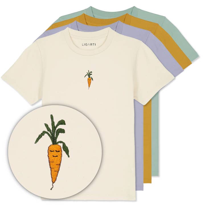 Camiseta infantil - Cenoura por atacado de LIGARTI