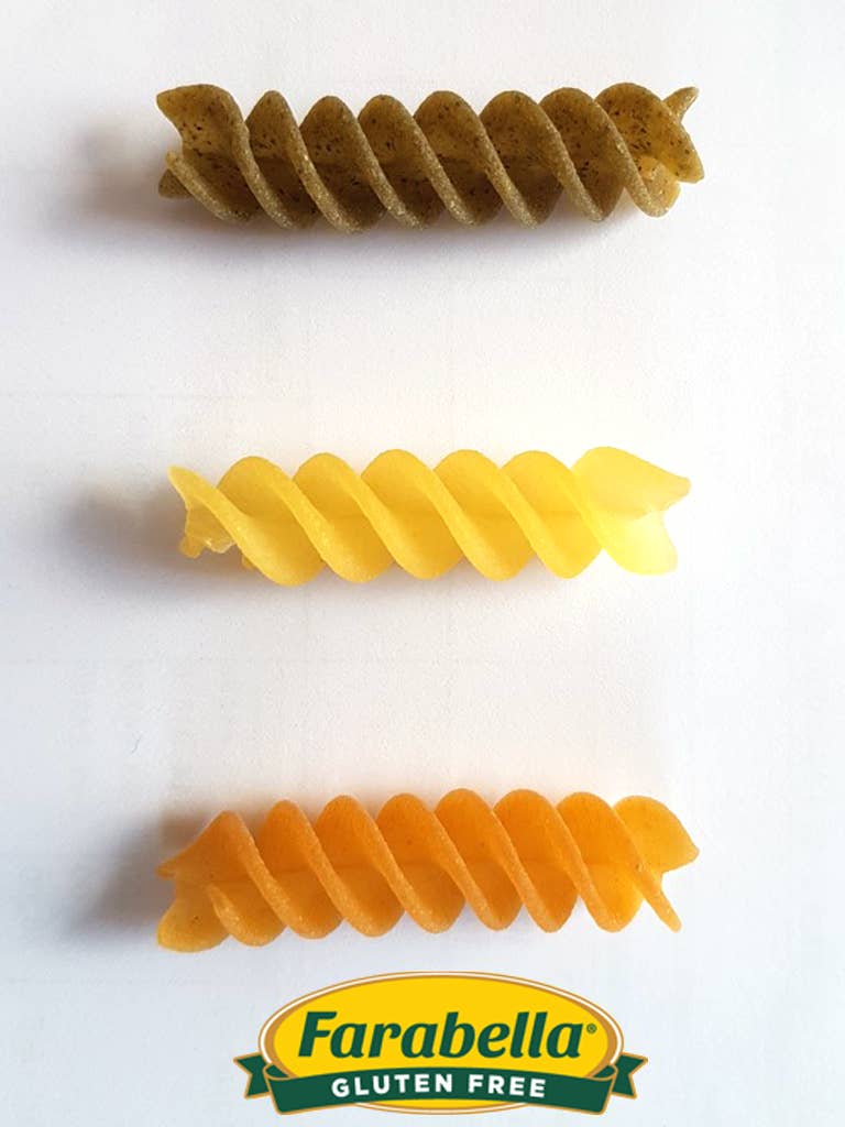 Farabella – Massa por atacado – Massa Fusilli Tricolor Sem Glúten 500 g x 12 Farabella - Produzida na Itália2