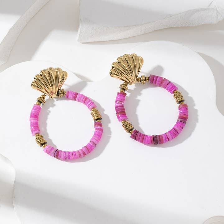 Lovelika - Wholesale Dangle Earrings - Coral drop earrings - Kylie3