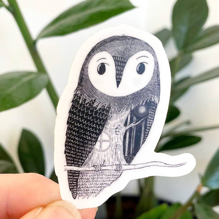 Forest & Fauna Paper Co. – wholesale Klistermärke – Barn Uggla Klistermärke