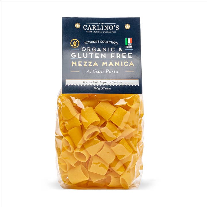 Carlino's Manufacturing & Importing Co. – Engroshandel Pasta – Carlinos tørrede GF Mezza Manica Pasta
