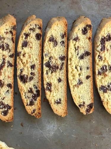 GF + Vegan Single Serving Chocolate Chip Biscotti for wholesale by Sweet Eats