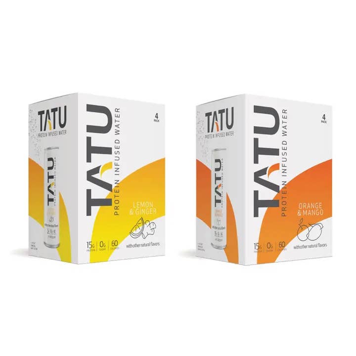 Mindful Proteins - Wholesale Flavored/Infused Water (Non-Carbonated) - 4-pack of TATU Protein Infused Water8