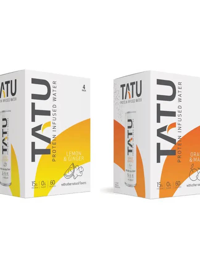 4-pack of TATU Protein Infused Water for wholesale by Mindful Proteins