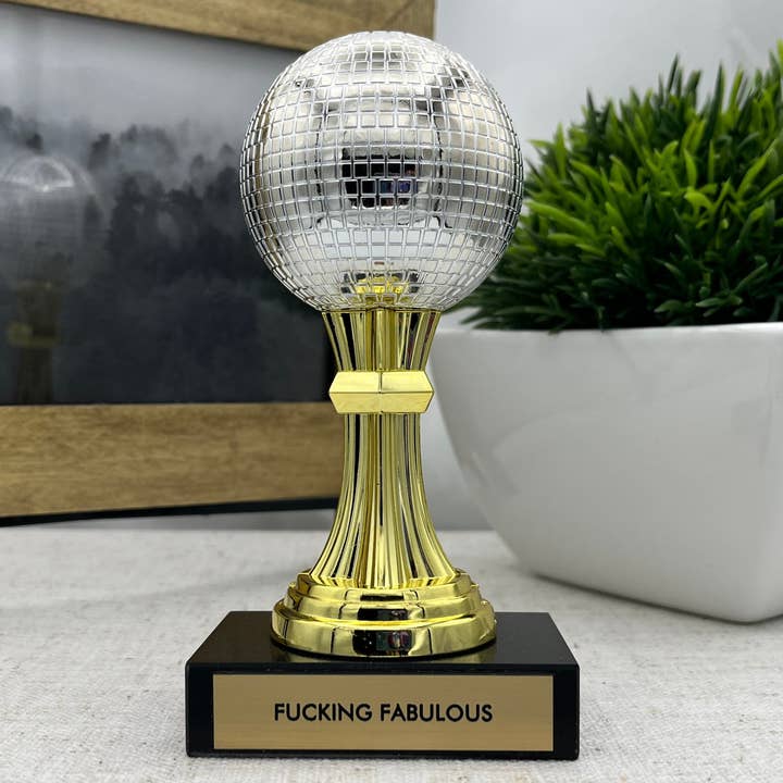 Dash of Sass Studio - Wholesale Decorative Tabletop Object - Fucking Fabulous Trophy