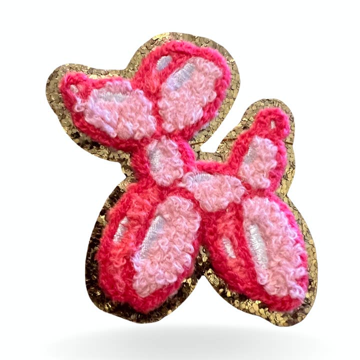 Balloon Animal Chenille Patch, Trucker Hat, Heat Activated for wholesale by Lola & Bean Creations