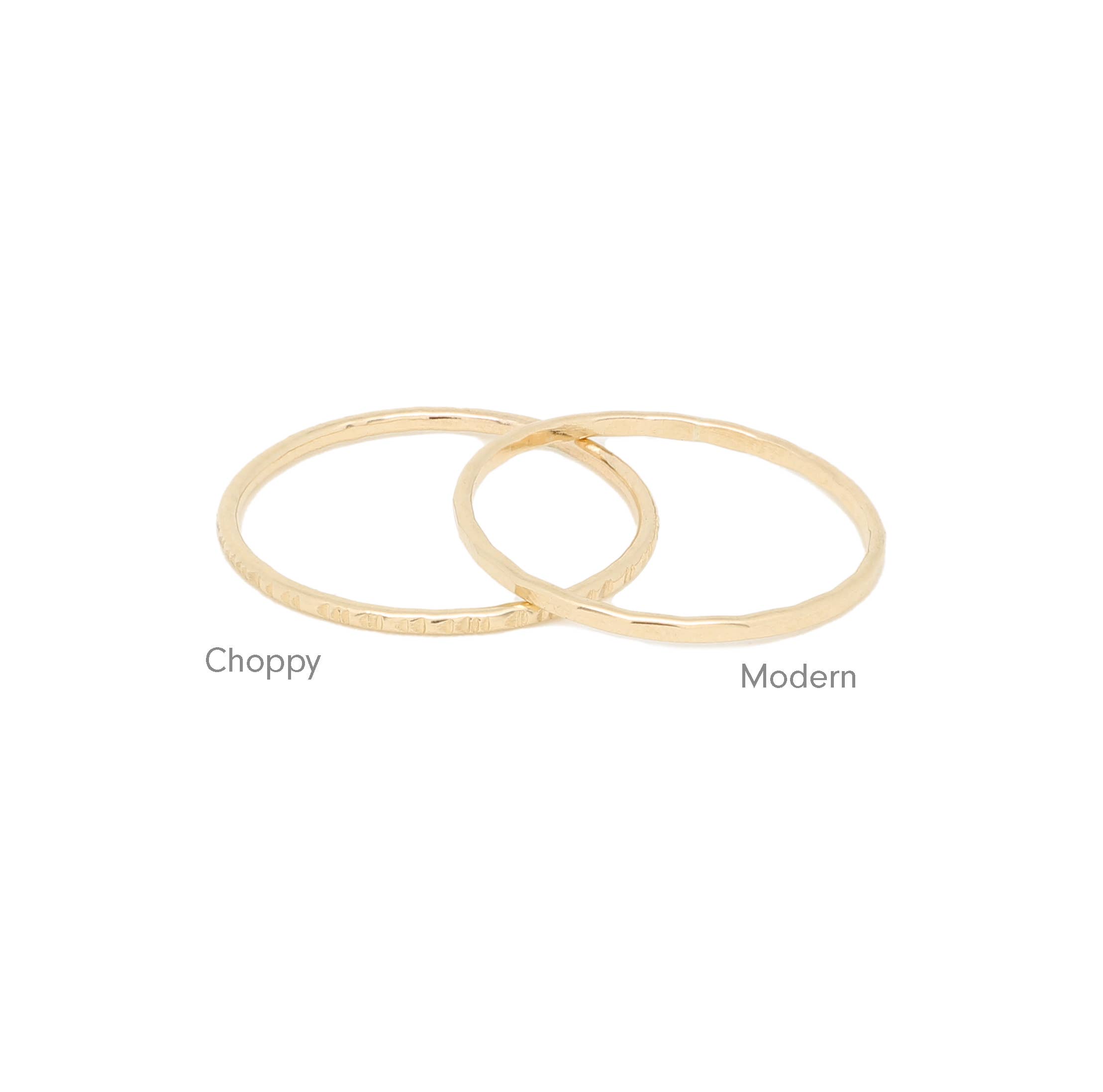 Agapantha Jewelry - Wholesale Band/Stacked Ring - Paige Small Stacker Ring6