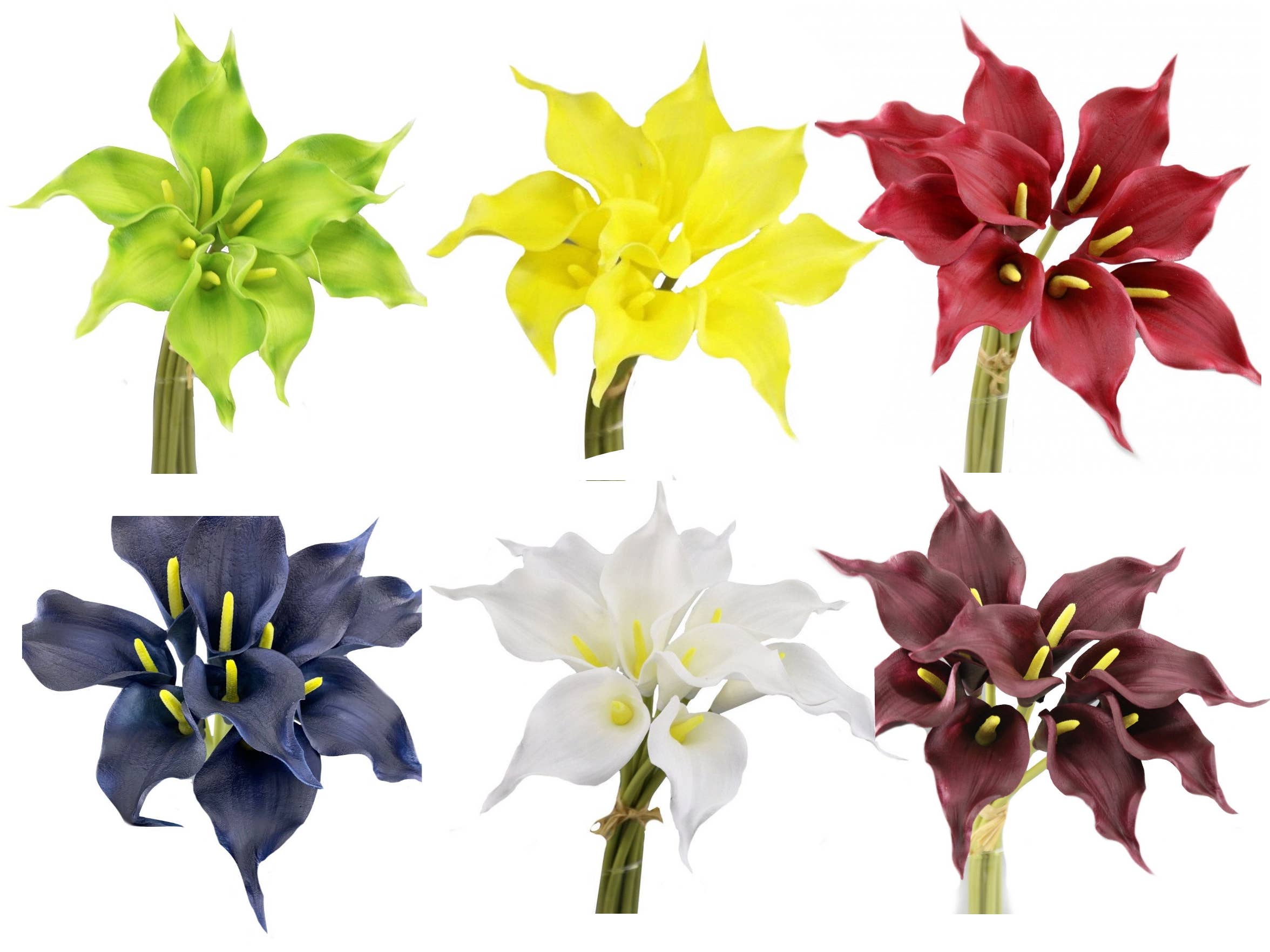 Angel Isabella - Wholesale Kunstbloemen - 16" Ultra Zachte Realistische Lange Bloei Kunstmatige Calla Lelie6