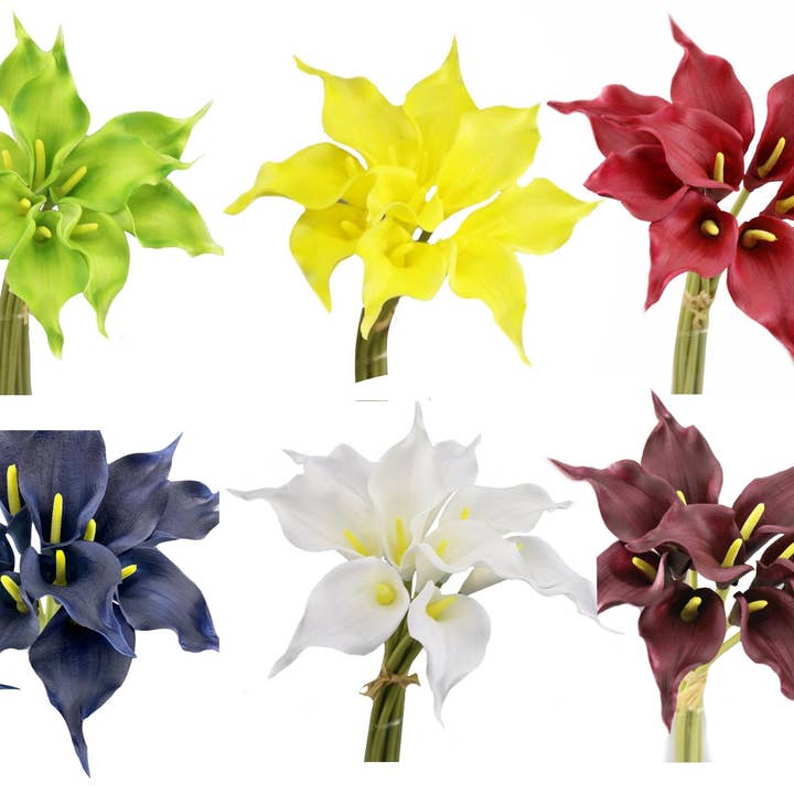 Angel Isabella - Wholesale Kunstbloemen - 16" Ultra Zachte Realistische Lange Bloei Kunstmatige Calla Lelie6