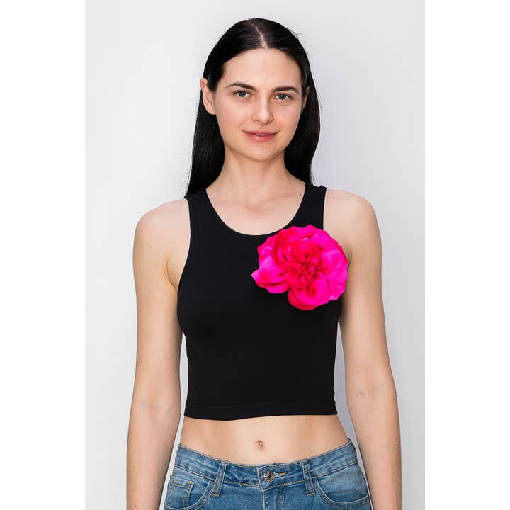 J2 FASHION - Wholesale Brooch - Magnetic Pinned Blossom Floral Flower Brooch